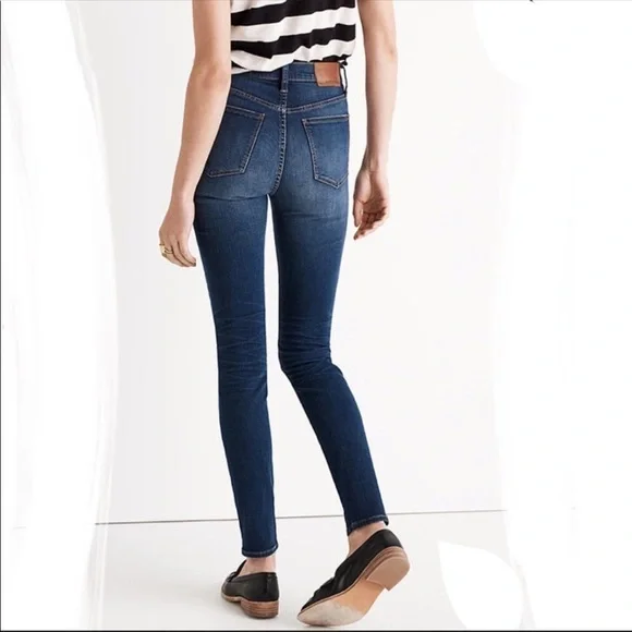 Madewell Rivet & Thread Slim Straight High Waist Jeans - Picture 4 of 15